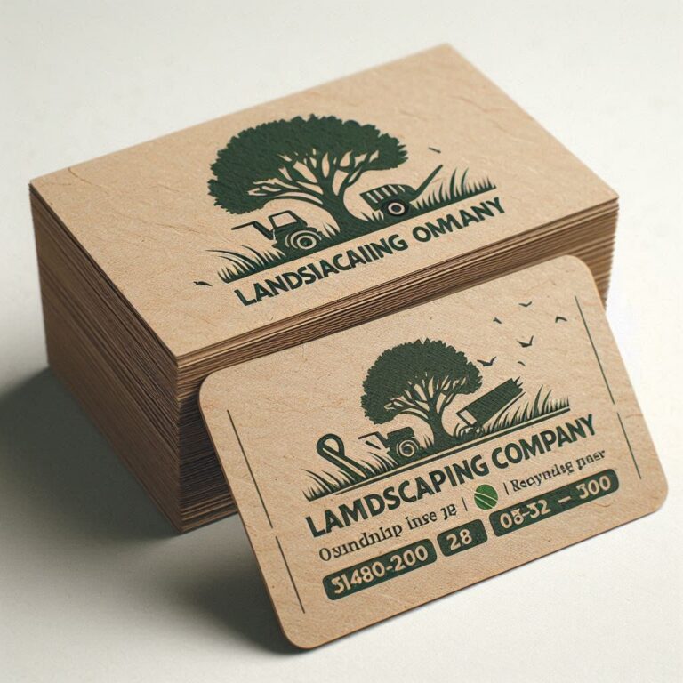 In the competitive world of landscaping, standing out is essential. One powerful tool at your disposal is a well-designed business card. Thes